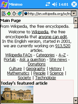 Скриншот к Minimo CE 0.016