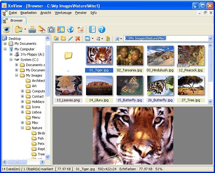 Скриншот к XNView Full 1.95 (Portable)