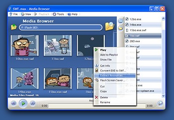 Скриншот к Aero SWF.max Флеш плеер v.1.6.860