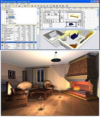 Скриншот к Sweet Home 3D Portable 1.8