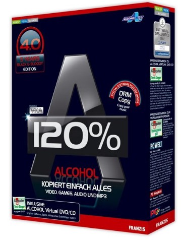 Скриншот к Alcohol 120% 1.9.8.7507