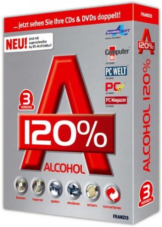 Скриншот к Alcohol 120% 1.9.8 Build 7612
