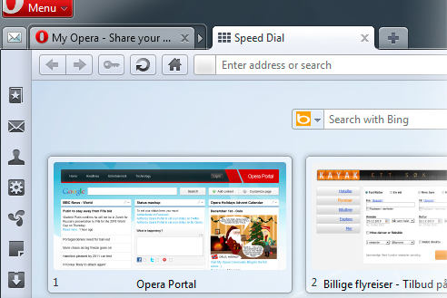 Скриншот к Opera v.11.01